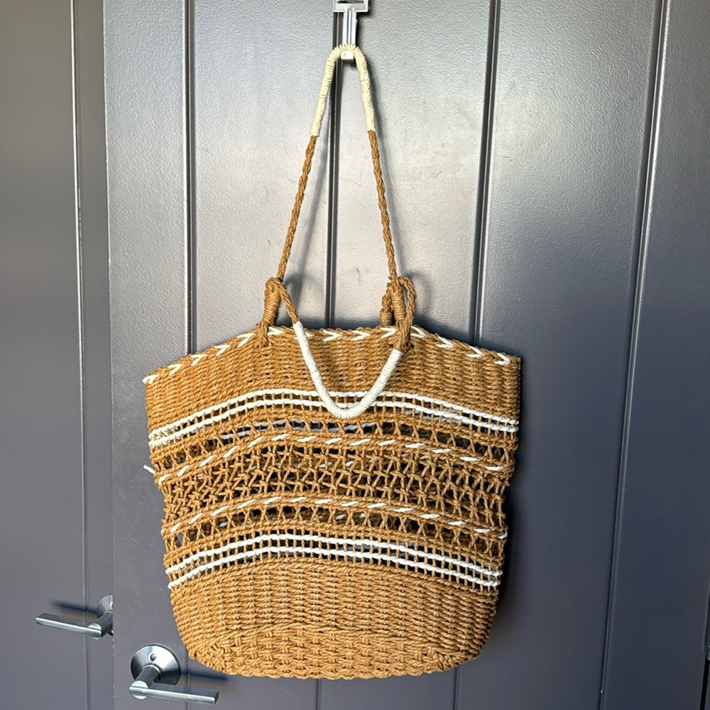 Beach bag light brown